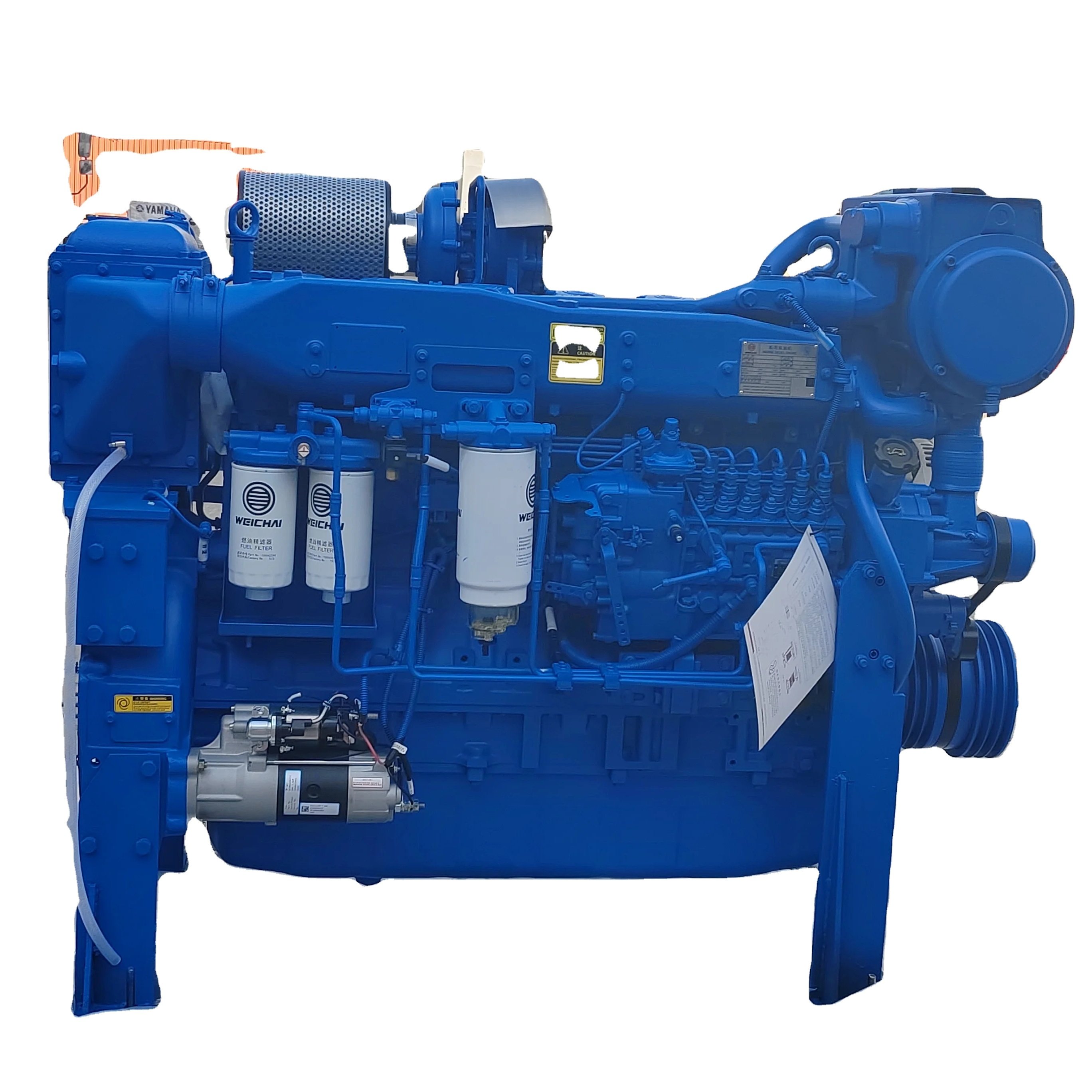 Weichai WD12C400-21 Turbocharged in Line 400HP WD12 Series 4 Stroke 6 Cylinder Marine Diesel Boat Engine